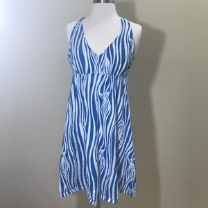 Lilly Pulitzer Fish Stripe Tie Strap dress medium